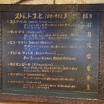 珈琲亭 ルアン - メニュー