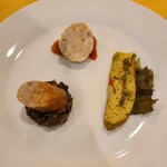 前菜盛り合わせ（２０２３年１１月訪問時）