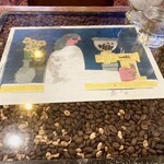 珈琲亭 ルアン - テーブル