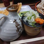 青葉 直利庵 - 汁と薬味