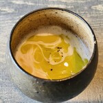 レヴォ - 【⑥大門素麺】大門素麺(富山県砺波市)(半生)、山羊チーズ(富山県黒部市：Y&Co.)、蕗の薹オイル