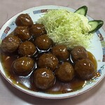 天華 - 肉団子の甘酢1045円