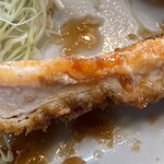 御食事処 大樹苑 - チキンカツ断面