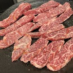 くわはた - ハラミ・サガリ盛り合わせ　塩