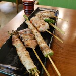 Kanzen Koshitsu Izakaya Kushiyaki Moga Ru - お任せ野菜巻き串 6種