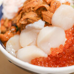 海鮮丼専門五鉃 - 究極の五鉄 ほたて☆