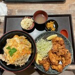 Hinadori Isei - 親子丼と唐揚げ定食　和風タルタル