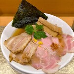 なにわ 麺次郎 - 特製黄金貝ラーメン