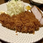 とんかつ丸一 - ロースかつ定食2400円