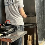 魚屋 Fish.K - サワラの藁焼き　作ってくれてます！