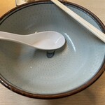 大助うどん 別府店 - もちろん完食です！