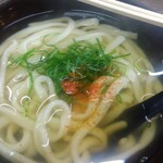 人力うどん - 一味を少々