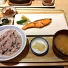 Sachi Fukuya Kafe - あごだし銀鮭の塩焼き　大根おろし定食