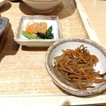 Sachi Fukuya Kafe - 小鉢(きんぴら・胡麻和え)