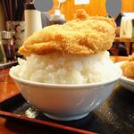 223247800 - チキンカツ５枚定食（大盛）1,000円（ライス大盛、おかわり１回無料）