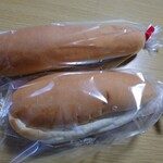 Panto Kashi Asahiya - イチゴジャム (150円)↑あんバター (160円)↓