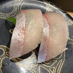 京寿司 - ヒラス（ヒラマサ390円　コリコリの歯応えにヤラれました！