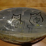 蕎房 猪口屋 - この絵皿に惚れました