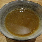 蕎房 猪口屋 - 蕎麦湯