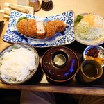 かつ勢本店 - 料理写真:●厚切りヒレカツ膳　2,030円

●豚汁　＋60円