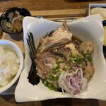 木鶏 - 鯛のアラ煮付け(頭2コ付)＝1280円