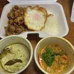 万歳食堂 - グリーンカレー付き♪