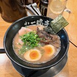 博多一瑞亭 三田店 - 半熟味玉ラーメン