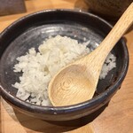 天ぷら たけうち - 大根おろし