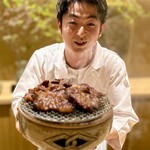 日本料理 研野 - ⑤いつものチャーシューと荏胡麻
