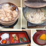 信玄館 - ほうとうと松茸ご飯,団体食アレンジメニュー,信玄館(山梨県甲州市)TMGP撮影