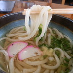 麦のへそ - 中細麺とイリコ出汁