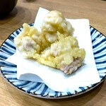 マグロと天ぷら 上々商店 - 白子の天ぷら