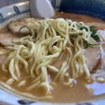 らぁ麺屋まるみ - 手打ち中細麺を選択