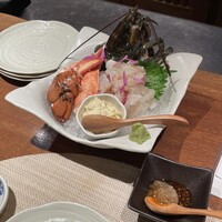 和えに - いぶりがっこの入ったタルタルがおいしい。身もプリプリ