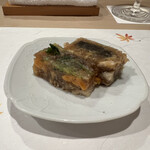 うを徳 - 雲丹と三つ葉入り九絵の煮こごり