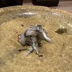 うを徳 - 東京湾竹岡沖のさより先代風（大葉とすだちとごま使用）