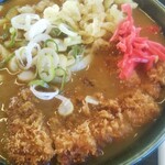 おべんとうのヒライ - 料理写真:カツカレーうどん、天かす・紅しょうがトピ