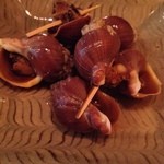 蕎麦 シカモア - 磯つぶ貝煮