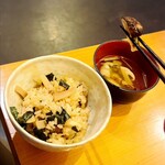 いざかや しん - 秋の味覚の王様『松茸』です。当日使われたのは岩手産とのことでした(o^^o)