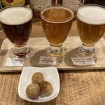 まほろバル - 選べるビール飲み比べセット、燻製うずら