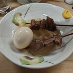 天満酒蔵 - 関東煮（玉子［100円］、すじ肉［140円］×2本）