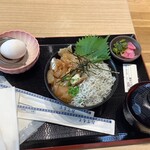 Resutoran Kanade - しらすと地魚ユッケ丼