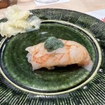 うを徳 - 羽幌牡丹海老のにぎり