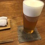 Soba Sake Takashimaya - 生ビール　700円