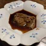 かわ名 - 濃厚な肝醤油でいただく、これ以上日本酒と合う組み合わせがあろうか。