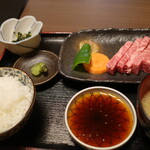 もみの木 - 飛騨牛ロースとご飯セット