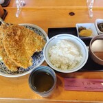 魚佐 - アジフライ定食1650円(税込)