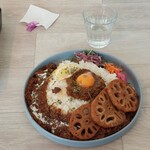 ルー&スープカレー ボナンザ - 御飯(大350g.無料)&辛口(無料)