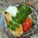 湯郷グランドホテル - 海老と野菜の炊き合わせ
