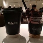 Cafe3310 - 2013/11 チョコレートワッフルサンデー 580円とカフェラテ Tall 400円